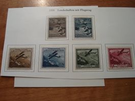 Satz Flugpostmarken Liechtenstein, 1930, */o