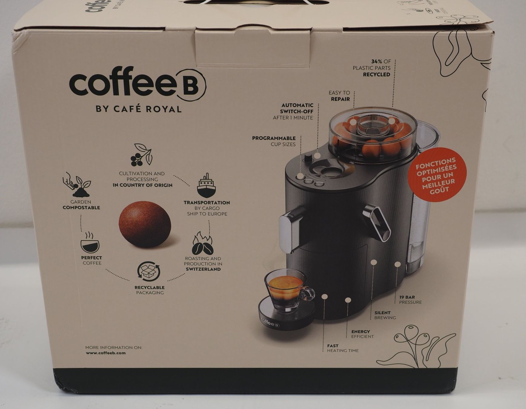 Coffee B Macchine per caffè & Macchine per espresso: COFFEEB Globe Kaffeemaschine (26061745) – Nuovo e nell'imballaggio originale da Zürich venduto da fundsachenverkauf 2