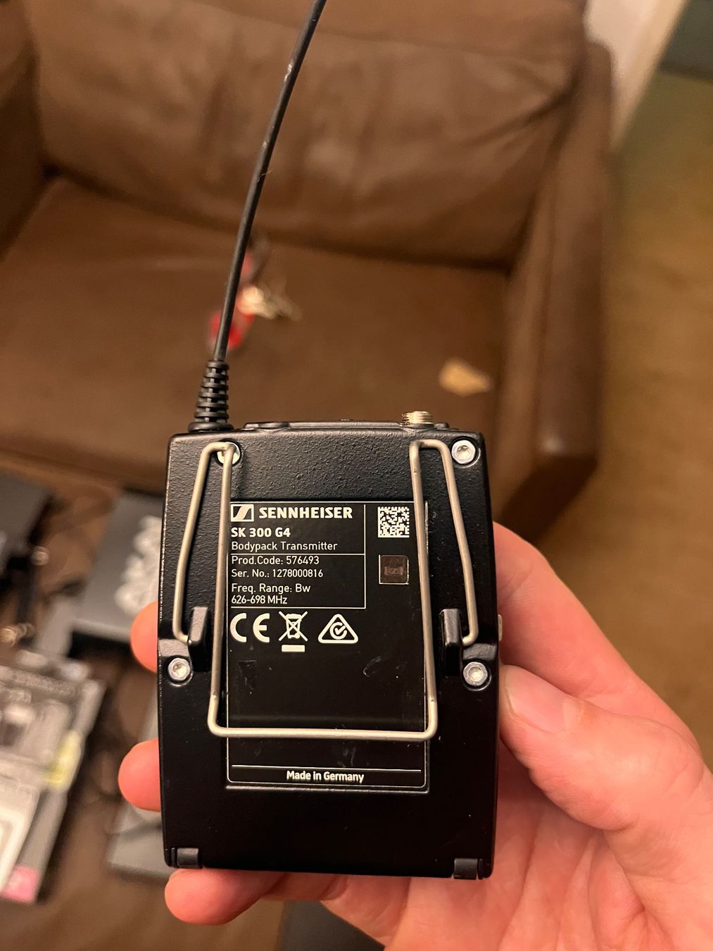 Sennheiser Ricevitori: Sennheiser G4 Receiver / Empfänger inkl. Bodypack – Usato da Spiegel b. Bern venduto da enzominor9 3