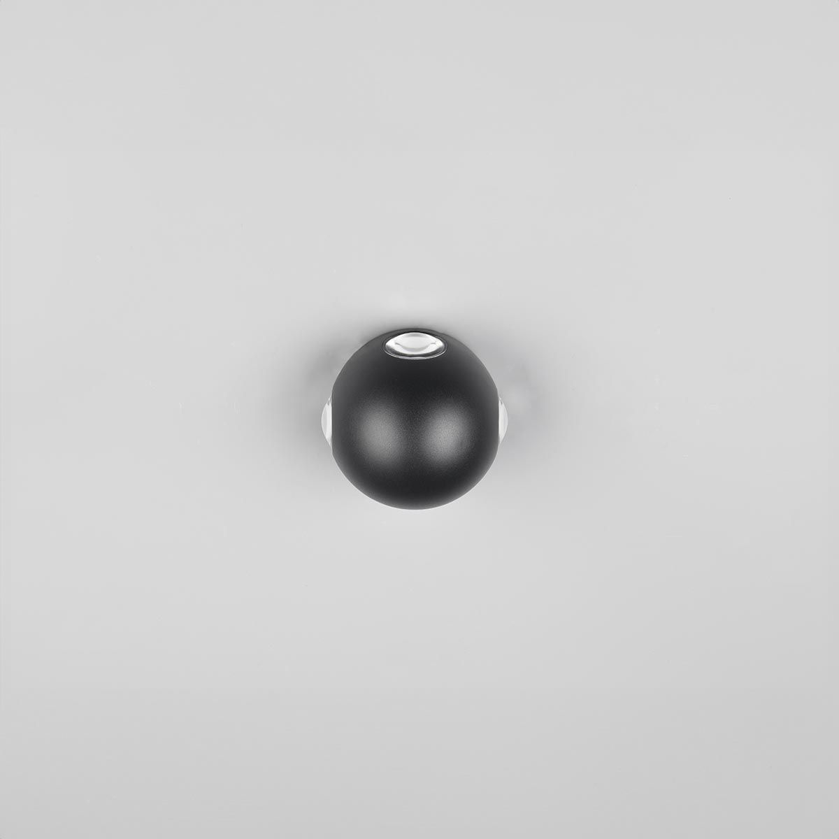 Lampade: LED Aussen Wandleuchte, Schwarz, 10 cm Ø – Nuovo (secondo la descrizione) da Kreuzlingen venduto da Smart-Light 7
