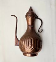 ANTIKE ORIENTALISCHE KUPFER TEE KANNE * SOLIDE QUALITÄT ! *