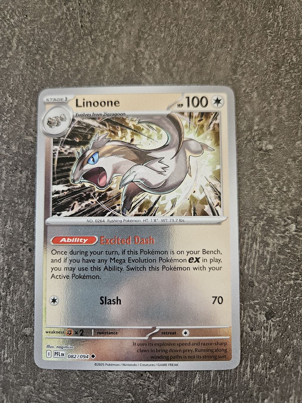Pokémon Carte collezionabili: Linoone PFL EN 082/094 – Nuovo (secondo la descrizione) da Aarau venduto da san_pb85