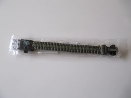 Outdoor - Paracord Armband  Feuerstein, Kompass und Pfeife