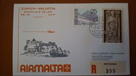 Swissair Zürich - Valletta 03.04.1977