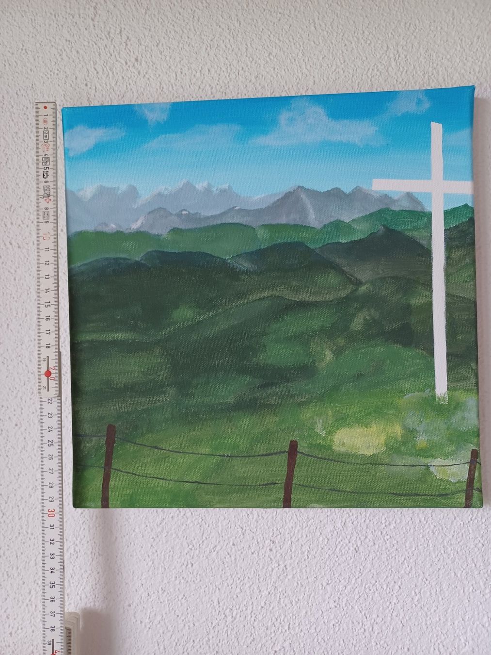 Dipinti: Acrylbild, Berglandschaft, Unikat, selbstgemalt – Nuovo (secondo la descrizione) da Buttisholz venduto da craftergirl 2