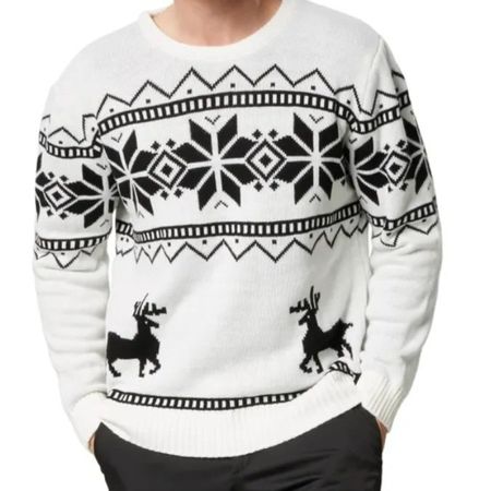 Herren Weihnachtspullover - L