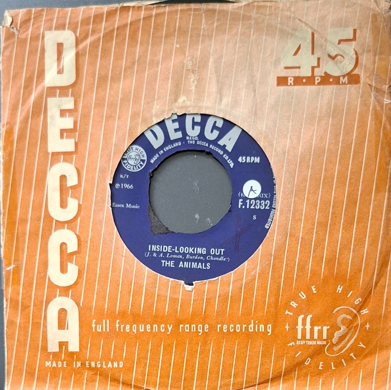 Schallplatten: Vinyl EP-Single Animals - Inside-Looking Out – Gebraucht aus Langenthal von Modo39