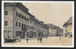 Olten Kirchplatz mit Kaufhaus Krone