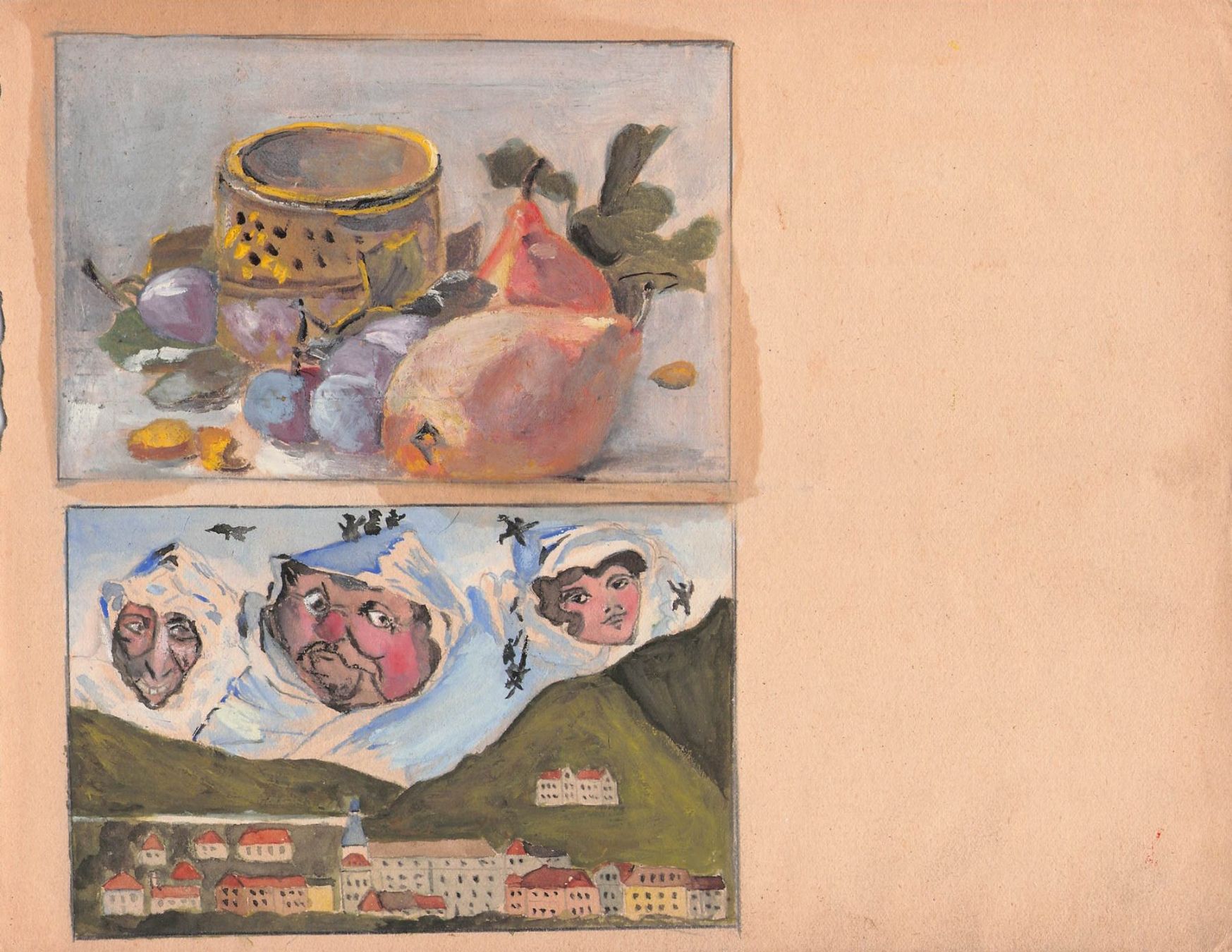 Cartoline postali: 4 Original  - Ansichtskarten-Vorlagen ,Unikate ,  RAR ! – Usato da Reichenburg venduto da Pipo-67 1