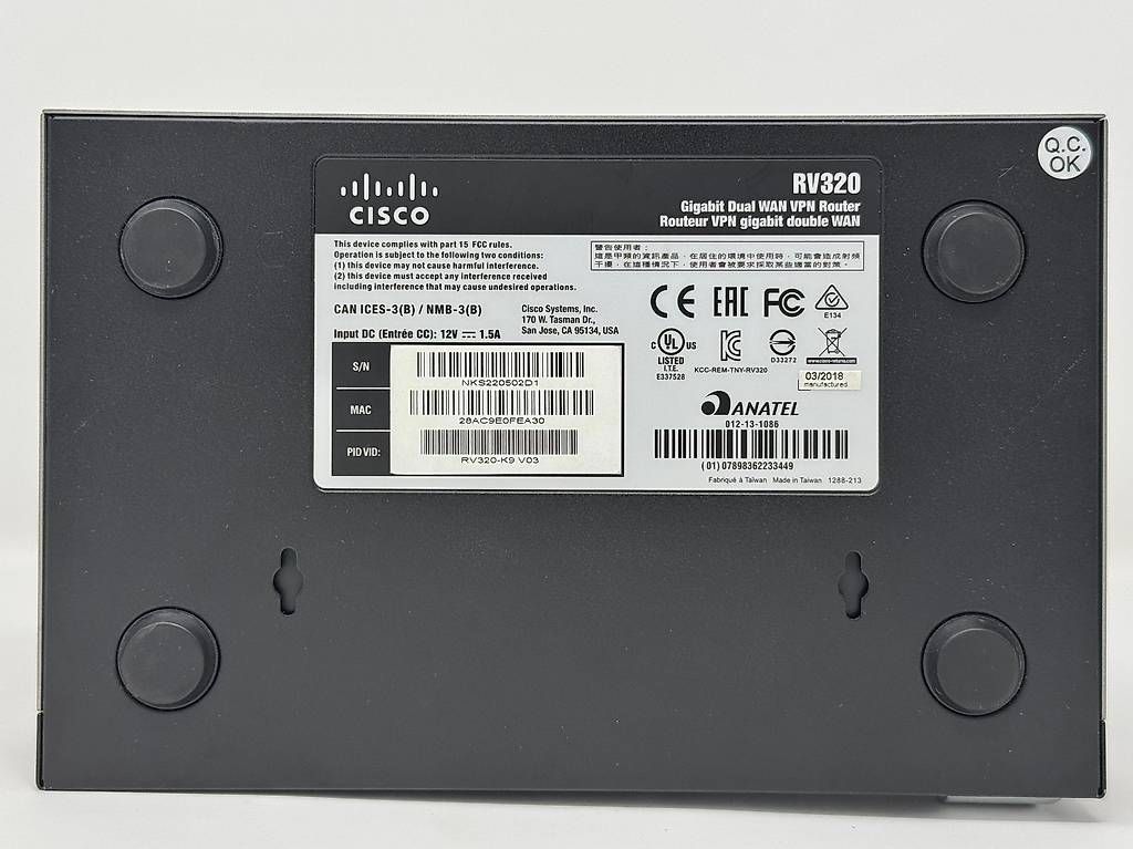Firewall: Vendo Cisco RV320-K9 V03 – Gebraucht aus S. Vittore von damonbonesi 2
