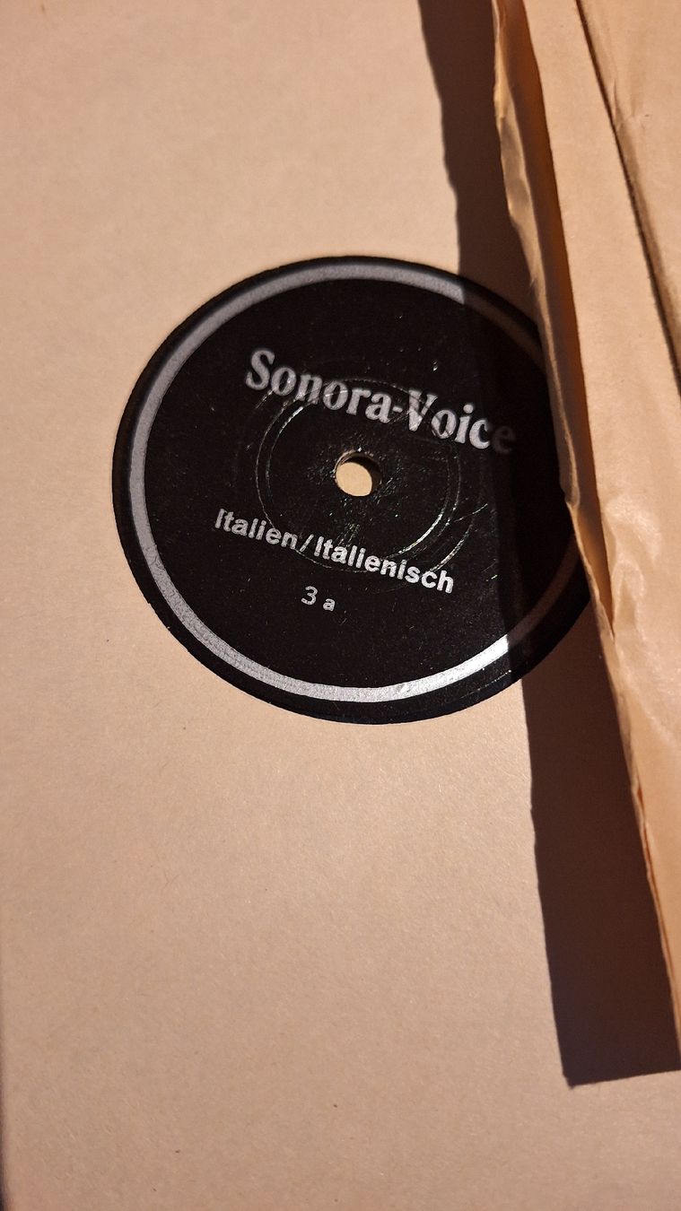 Schallplatten: Sprachkurs Schellackplatten italienisch deutsch – Gebraucht aus Bönigen von saft195619 2