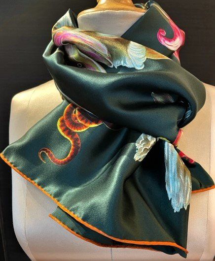 Fabric Frontline Foulard & Sciarpe: Seidenschal – Nuovo (secondo la descrizione) da Zürich venduto da Poppy108 6