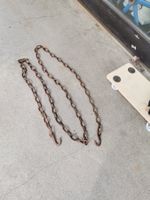Rostige Kette, Rostige Eisenkette, Rostige Metallkette, 4m