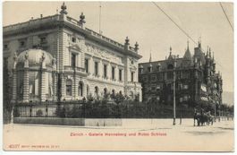 ZÜRICH Galerie Henneberg und Rotes Schloss, Pferde-Kutsche