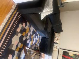 Ikea Sofabett im Dunkelblau