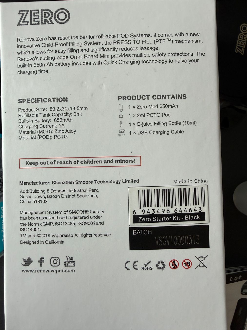 Vaporesso Altri Prodotti per fumatori: Vaporesso Zero Pod E-Zigarette Set – Usato da Altendorf venduto da Elenaneagu22 3