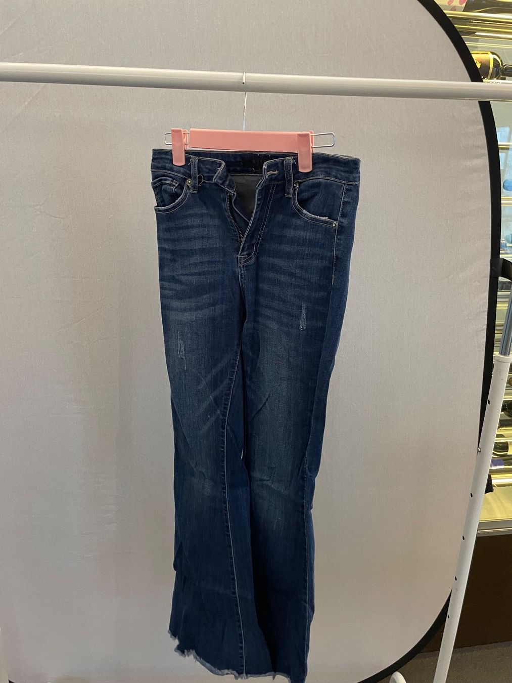 Pantaloni: Risen Damenjeans Schlaghose Gr. 25 – Usato da Wollerau venduto da Poschro68