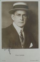 Max Landa (1873-1933) Schauspieler - Autogramm