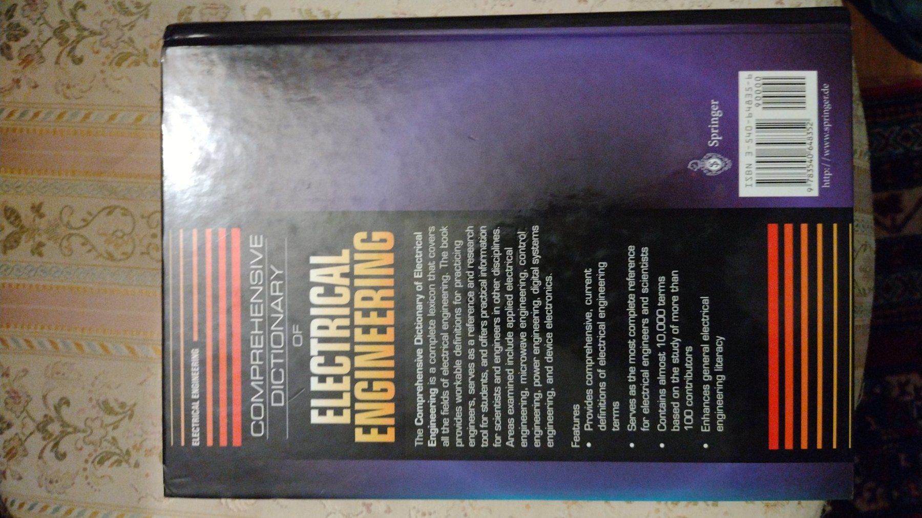Libri: Electrical Engineering Comprehensive Dictionary, Laplante – Usato da Baden venduto da TellsKuchenhaus 1