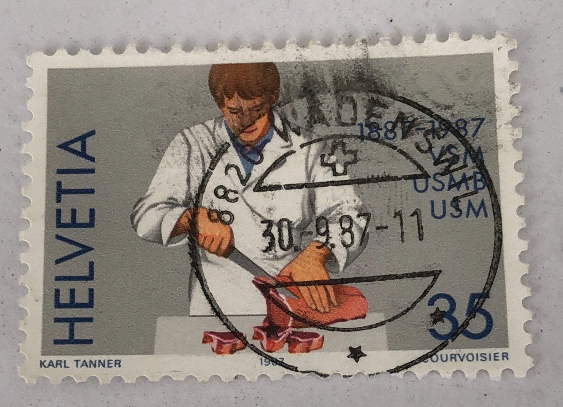 Tutti i francobolli: CH Briefmarken mit Gestempelt    – Usato da Aarau venduto da Billa007
