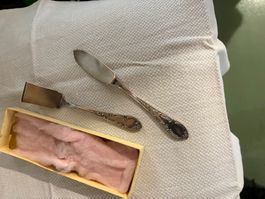 Alte Messer, Vintage Silberbesteck, 2-teilig, Rarität! (51)