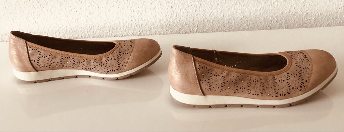 Damenschuhe: Ballerina, hellrosa/lachs, Gr. 39, Go soft – Neu (gemäss Beschreibung) aus St. Gallen von Allegra_blue 4