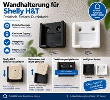 Wandhalterung für Shelly H&T – praktisch & einfach!