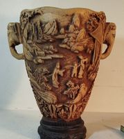 Wunderschöne Vintage Vase mit Elefanten-Motiv.(em3)