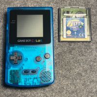 Gameboy Color Blau +  Zelda Oracle of Ages