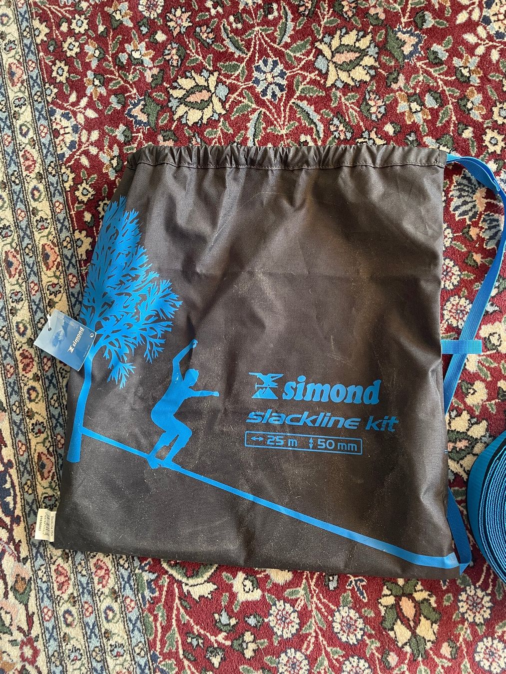 Slackline: Slackline kit simond 25 m by 50 mm – Usato da Lutry venduto da nicolagra 2