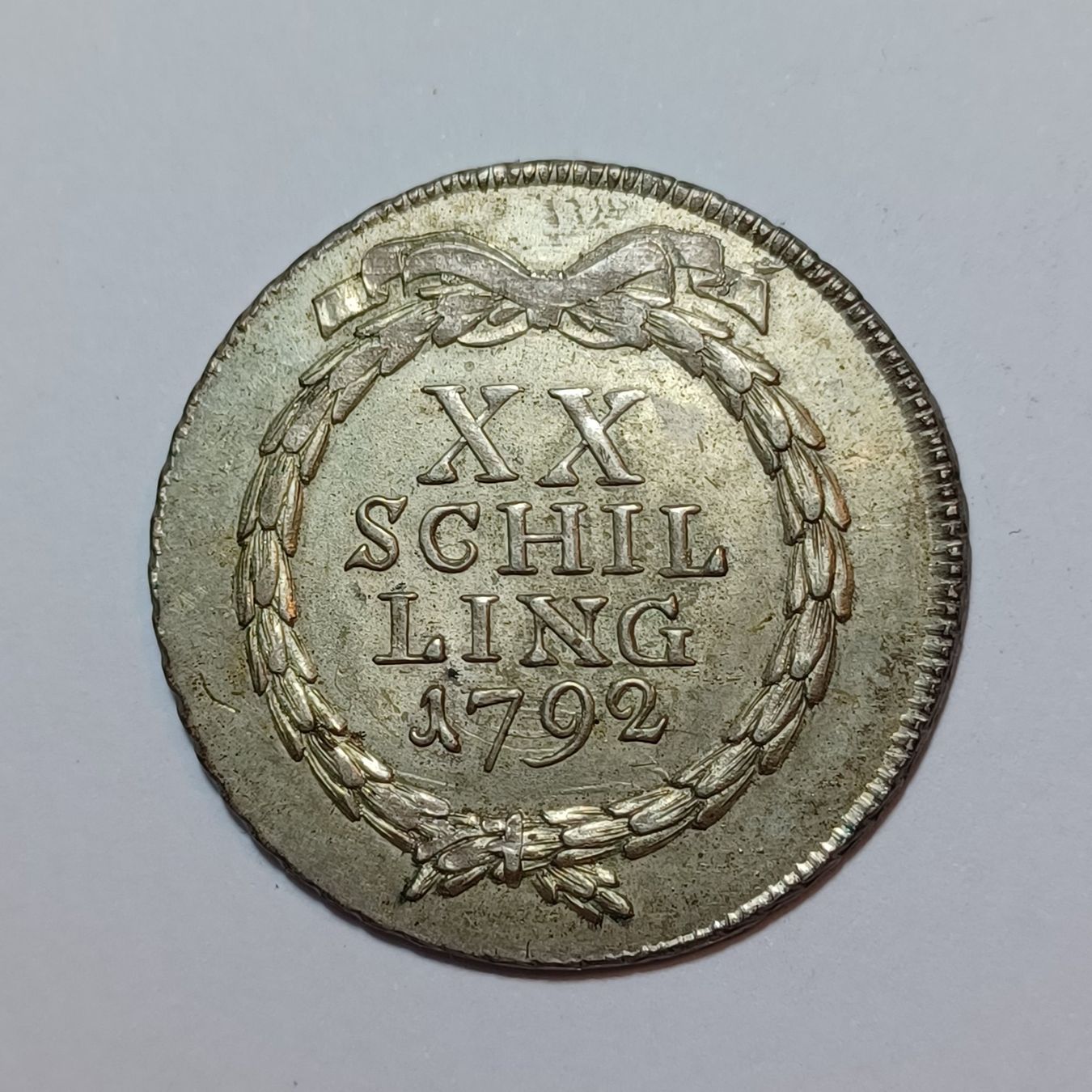 Tutti le monete: 20 Schilling 1792 Zürich – Usato da Pfäffikon ZH venduto da Schweizer_Muenzen