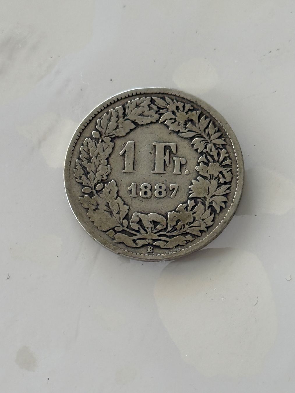Tutti le monete: 1 Franken 1887  Rar – Usato da Wallisellen venduto da SWISS_SILVER1