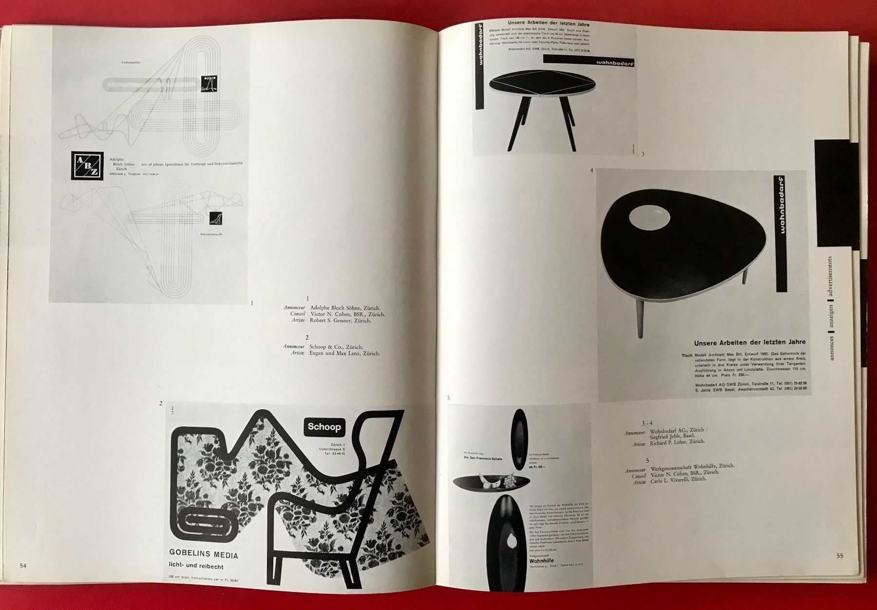 Bücher: PUBLICITÉ 8 Katalog CH-Werbung 52 RAR – Gebraucht aus Zürich von EYEBOOKS 3