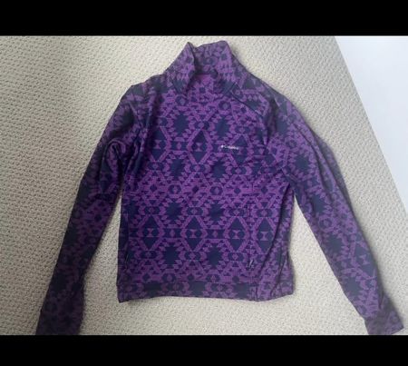 Columbia Pullover Damen lila gemustert Grösse M