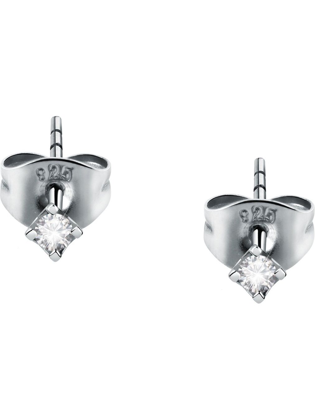 Orecchini pendenti & Orecchini a lobo: Ohrstecker 375er Weißgold 2 Diamant – Nuovo e nell'imballaggio originale da Hemmental venduto da 18kGold 1