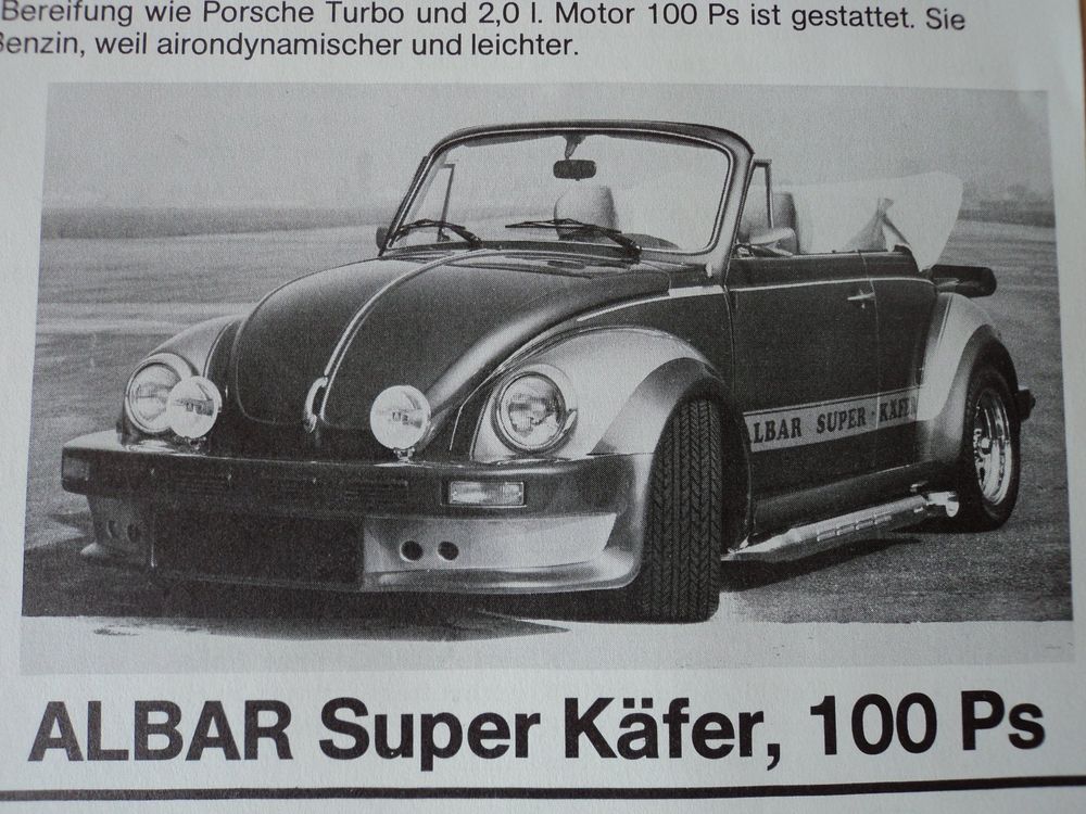 ORIGINAL NEUWAGEN FLYER - VW ALBAR KÄFER - 1981 - DE (Gebraucht) in