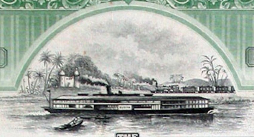 Documenti: India General Navigation & Railway Company - 1915 – Usato da Solothurn venduto da Sgasche 1