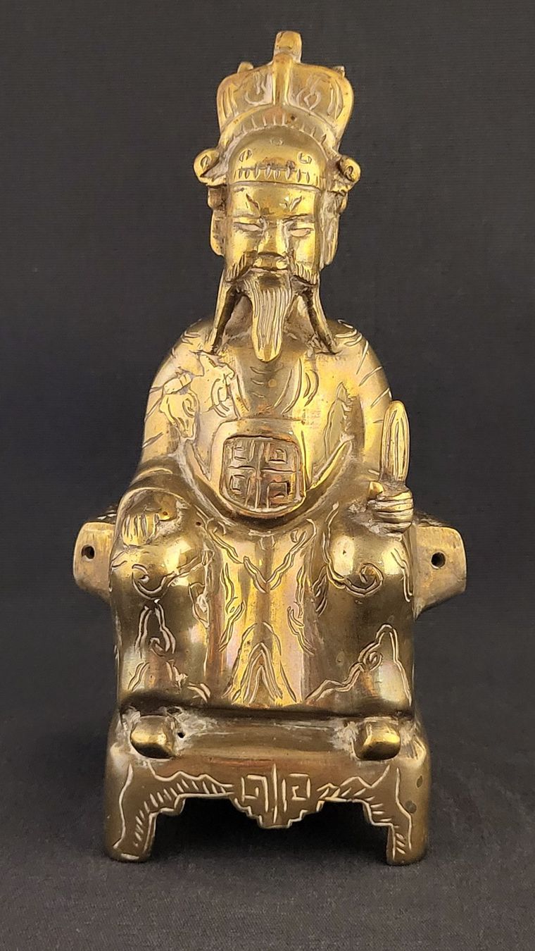 Figurines: Messing Figur Asiate – D'occasion à Basel par spinne02 5
