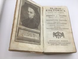 De Arte Rhetorica, Libri quinque, Domenico De Colonia, 1754