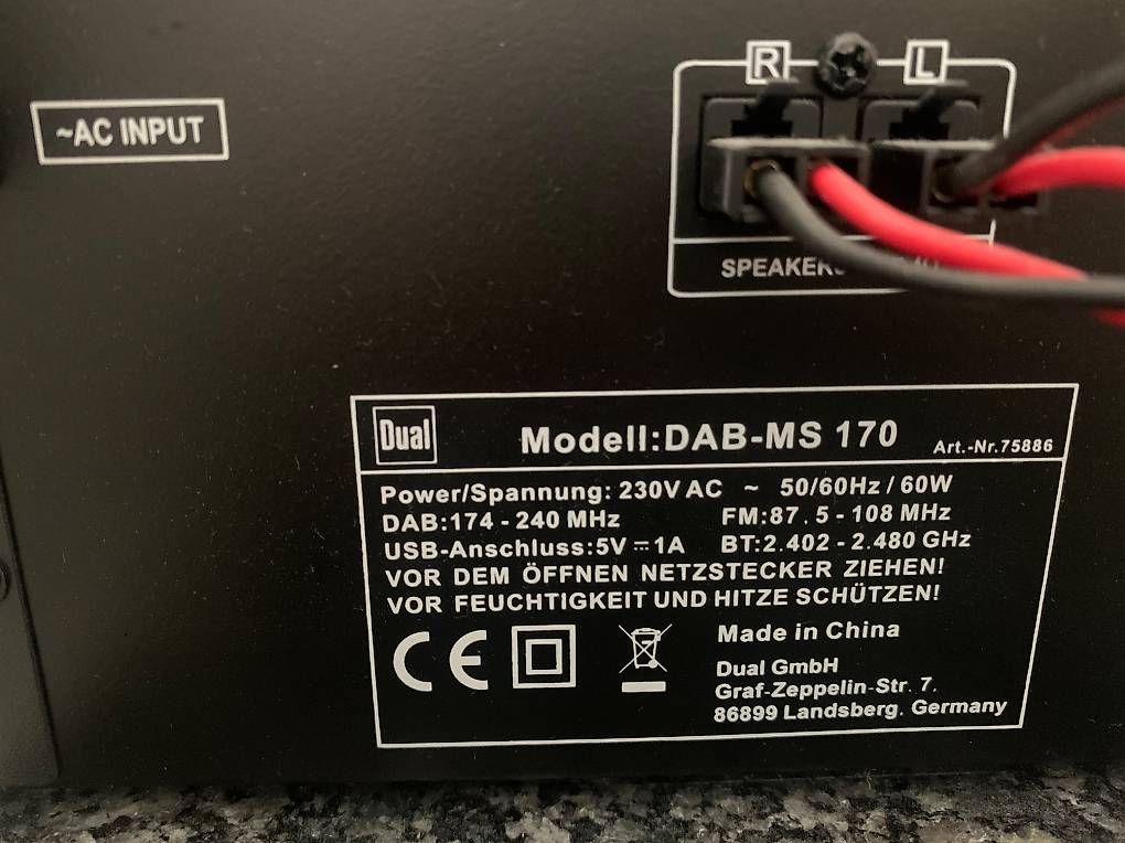 Lecteur multimedia & Streamer: Stereoanlage Dual DAB-MS 170 – D'occasion à Langenthal par bar_2znq 4