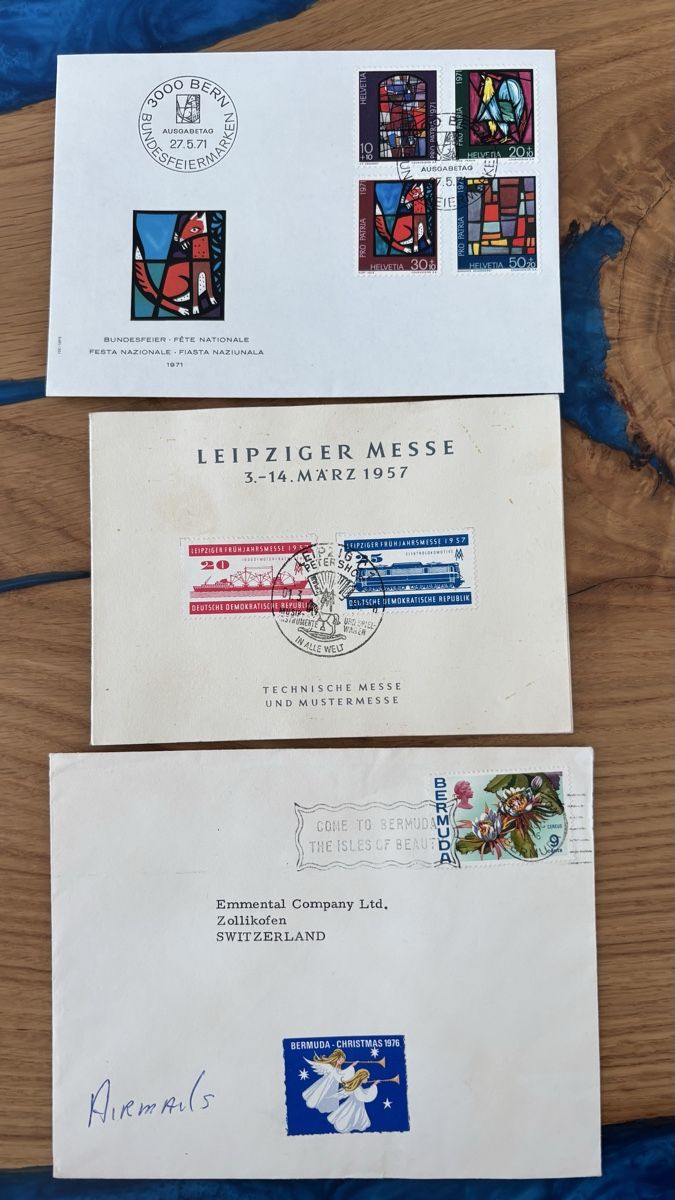 Couverts & Versandtaschen: Briefe mit Briefmarken – Gebraucht aus Wichtrach von Chrisscho 3
