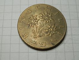 Österreich  1 Schilling, 1963