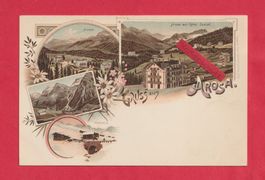 Gruss aus Arosa (GR)  im Schanfigg Scanavico Luftkurort