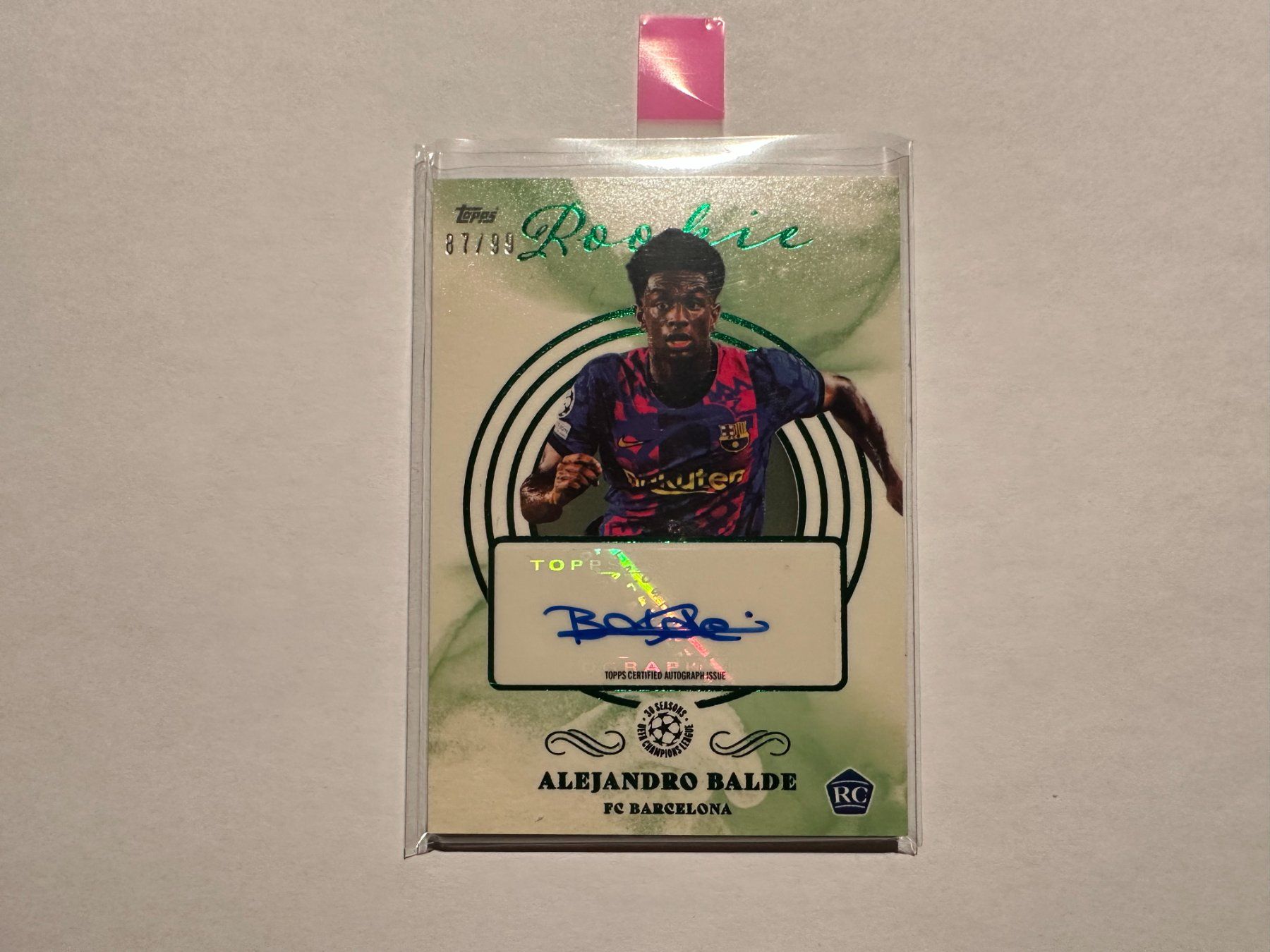 Panini Carte collezionabili: 2022 Topps Pearl Alejandro Balde Auto /99 – Usato da Hagendorn venduto da Pokecollectorch