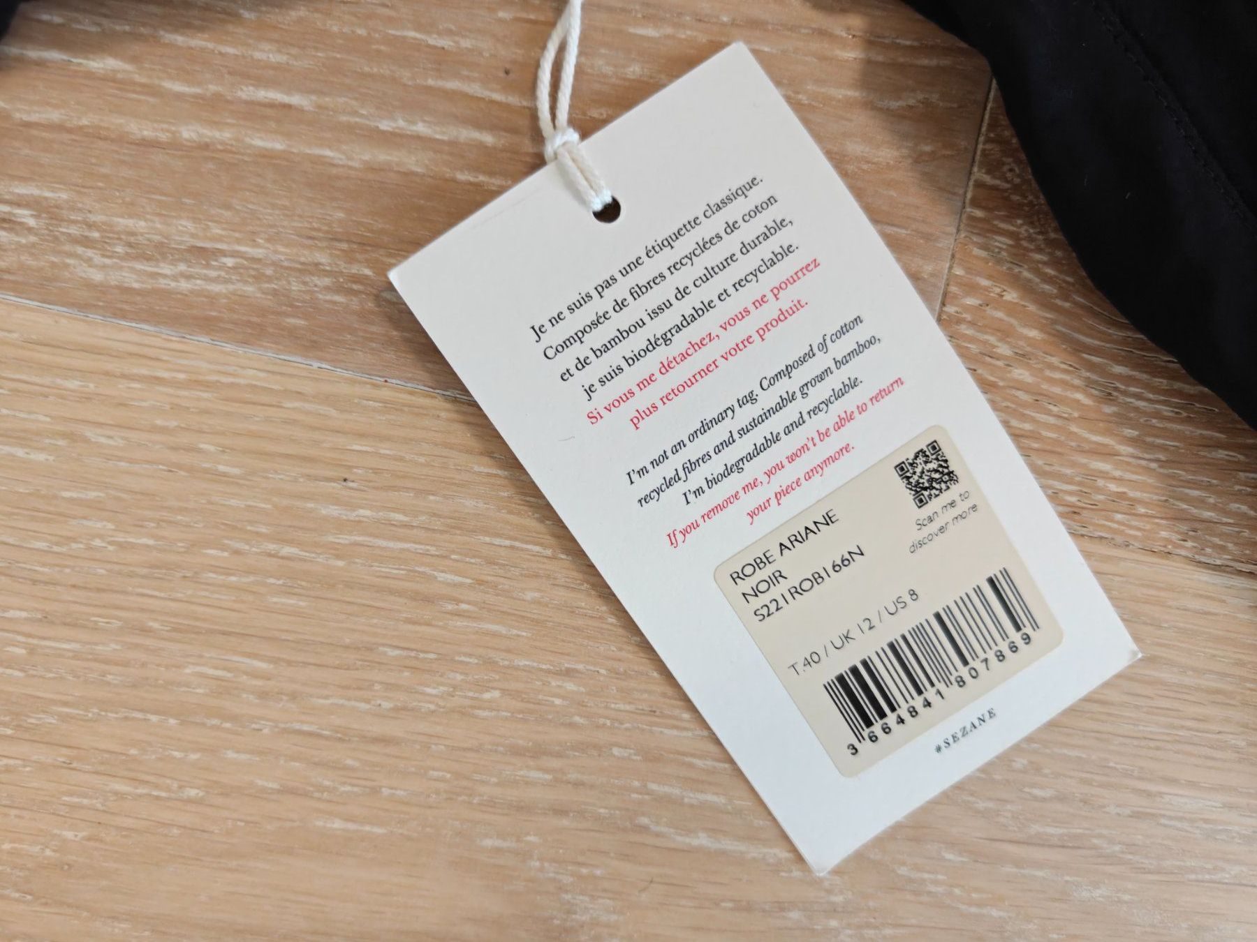 Sezane Vestiti: Sezane Robe Ariane Noir, Gr. 40, neu – Usato da Hedingen venduto da muse10 1