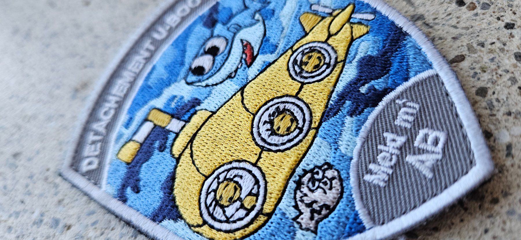 Schweizer Armee Placchette & Badge: *** Detachement U-Boot mit klett *** – Nuovo e nell'imballaggio originale da Riedholz venduto da fr_sIruP 1