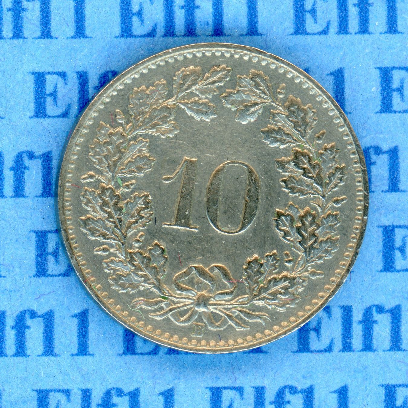 Tutti le monete: CHF___0.10 1954 -unz 10 Rappen – Usato da Widnau venduto da Elf11 1