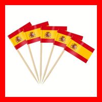 10 x Papierfähnchen Spanien Espana Kuchen Torte Geburtstag