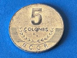 Costa Rica - 5 Colones 2005