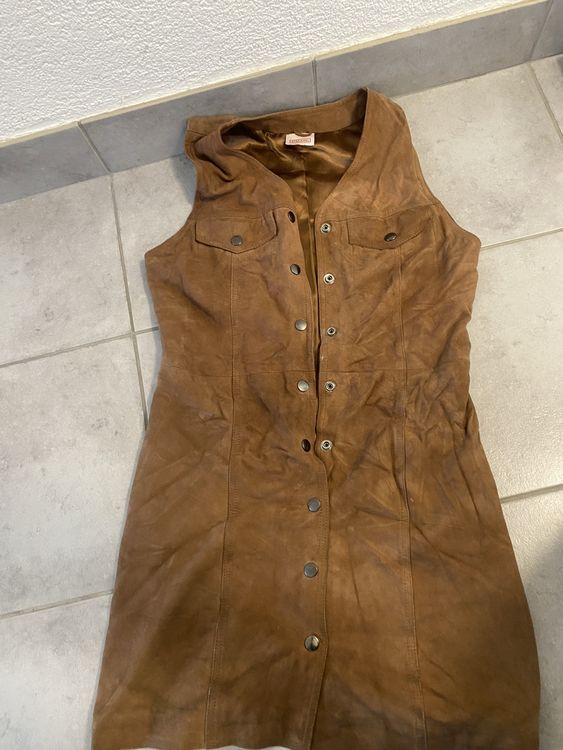 SISLEY Damen Kleid - Elegantes Dress Aus 100% Polyester